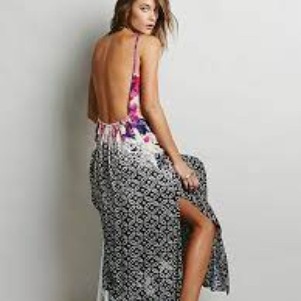 NWT! Free People Nomad Open Back Maxi Dress - Picture 9 of 16